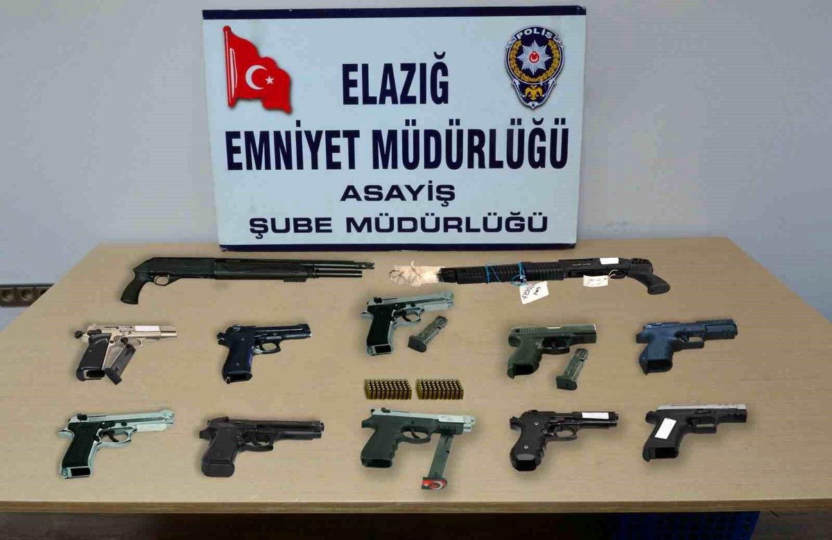 Elazığ'da asayiş suçlarına karışan 18 kişi tutuklandı