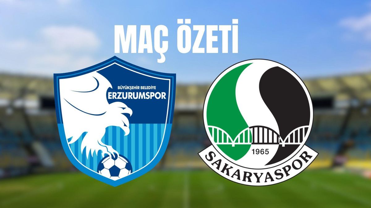 Erzurumspor - Sakaryaspor maç özeti! (VİDEO) Erzurumspor maçı özeti izle! Erzurumspor Sakaryaspor maçı kaç kaç bitti?