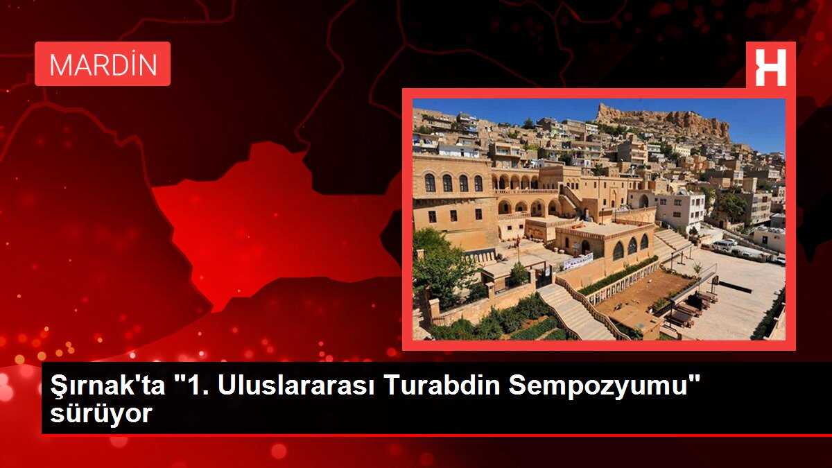 Şırnak'ta '1. Uluslararası Turabdin Sempozyumu' sürüyor