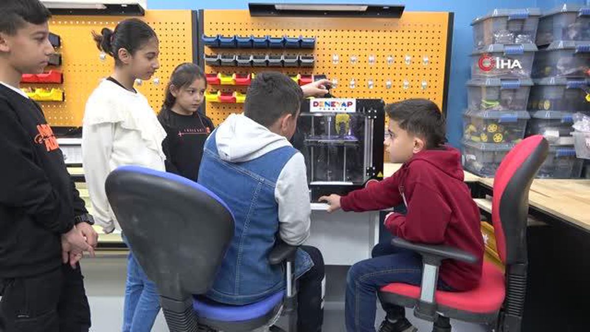 Yüksekovalı çocuklar deneyap atölyelerinde geleceğe hazırlanıyor