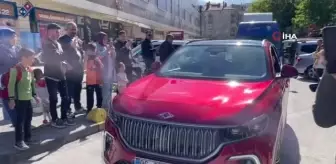 Çankırı'da Togg izdihamı: İlerlemekte güçlük çekti