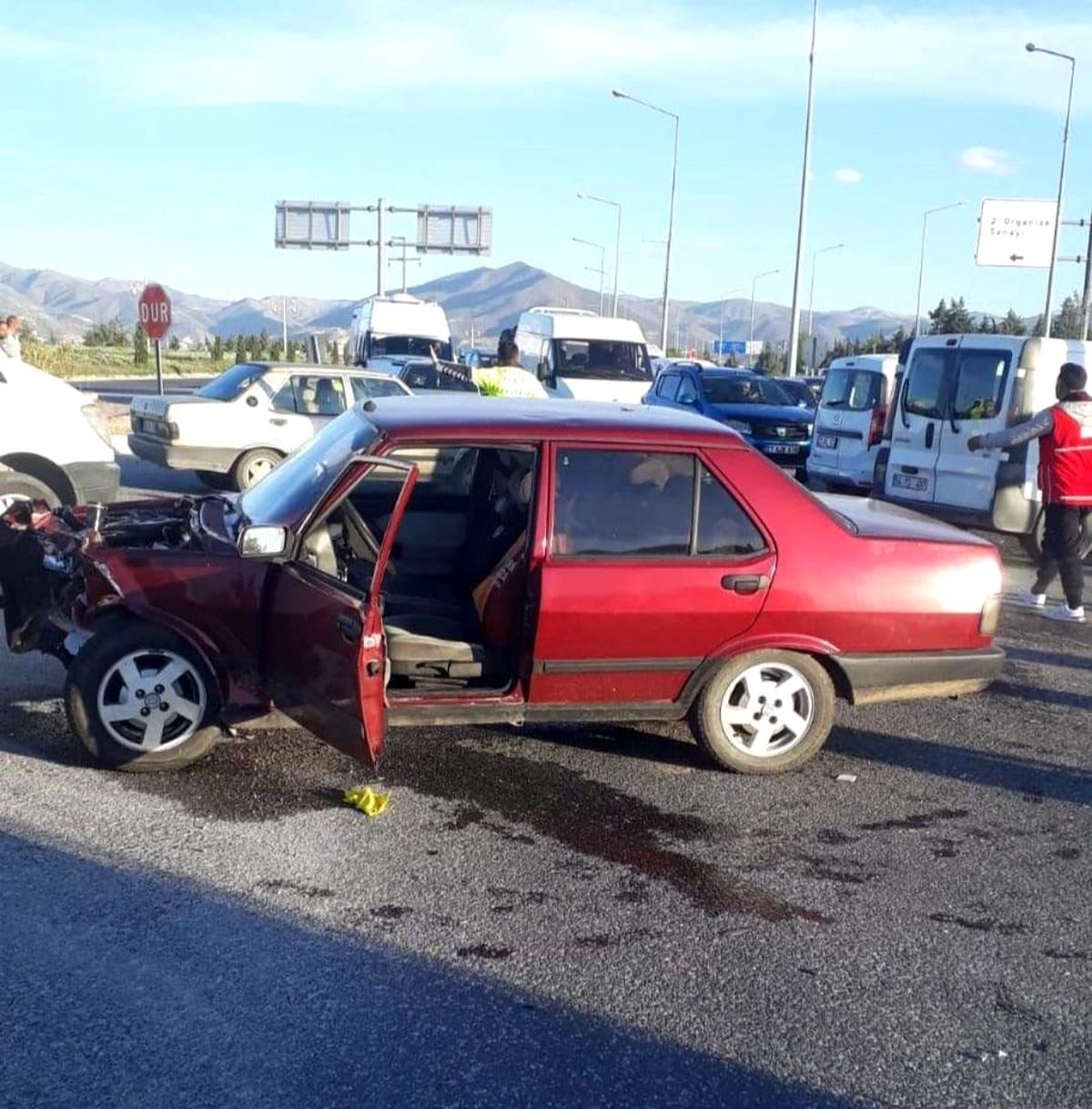 Malatya'da 3 araçlı zincirleme kaza: 5 yaralı