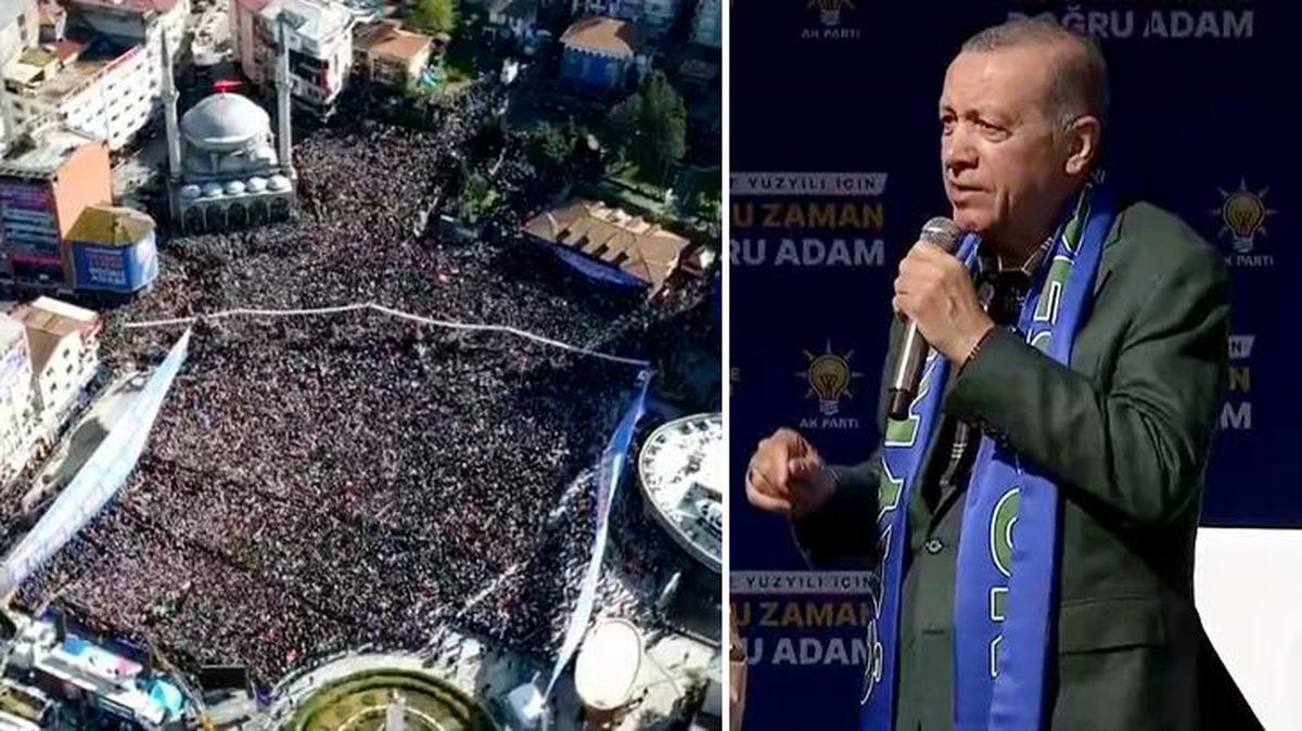 Rize mitinginde gördüğü manzara Cumhurbaşkanı Erdoğan'ı mest etti: Bugün bir başka