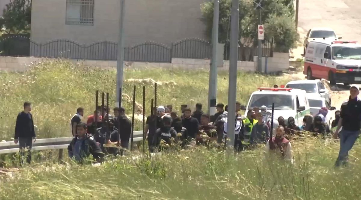 Ramallah'ta Filistinliler ile İsrail Ordusu Arasında Çatışma Çıktı