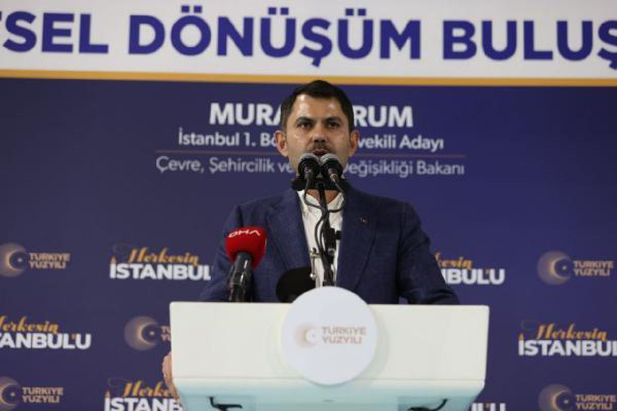 Bakan Kurum: İstanbul, 7 Mayıs'ta 14 Mayıs'ın zafer müjdesini verecek