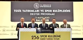 Balıkesirli amatör spor kulüplerine büyük maddi destek