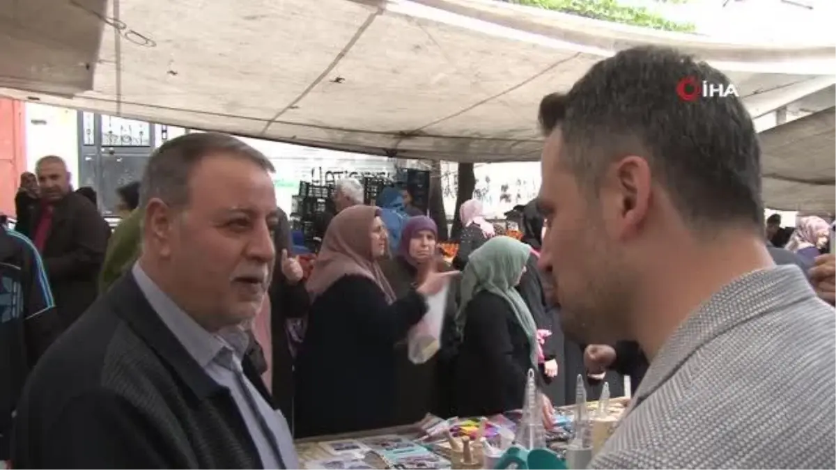 Semt pazarında vatandaştan Erdoğan'a destek: 'Karşısında babam da otursa Erdoğan'dan başkasına oy yok'