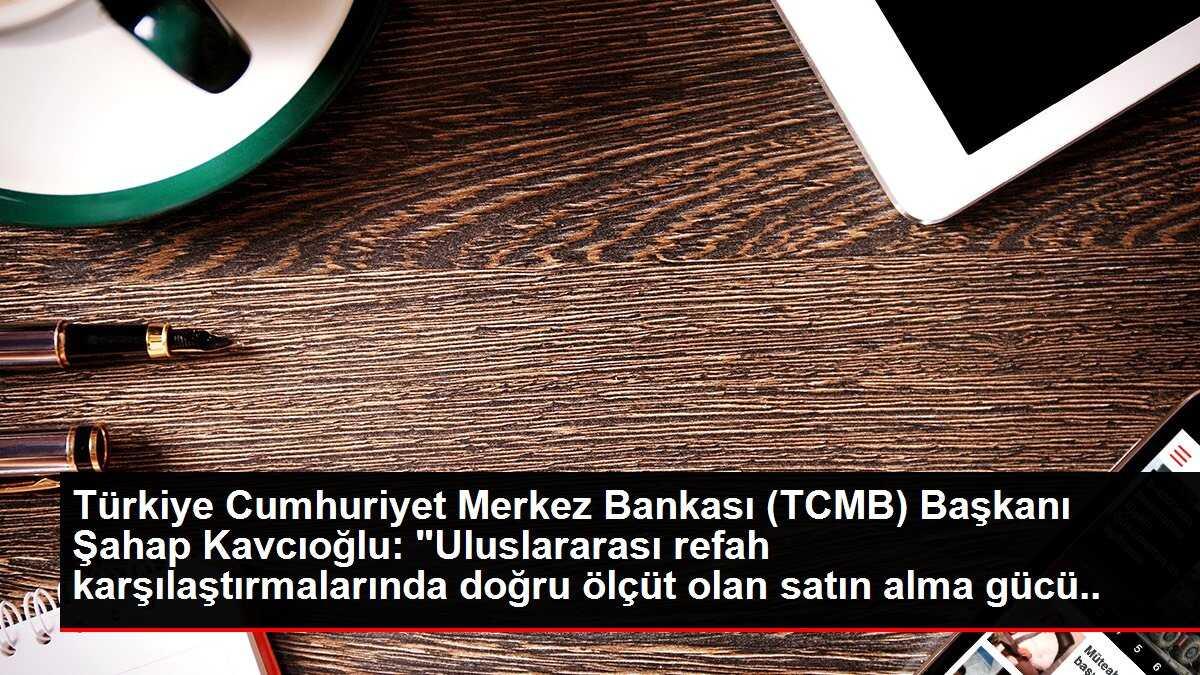 Türkiye Cumhuriyet Merkez Bankası (TCMB) Başkanı Şahap Kavcıoğlu ...