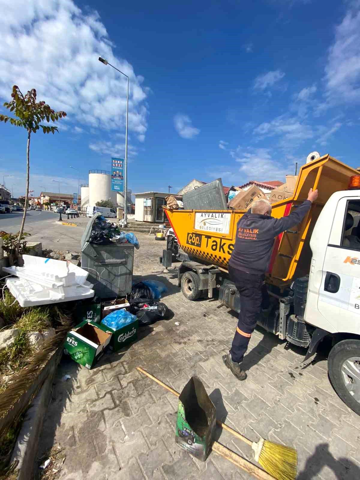 Ayvalık'ta sezon öncesi detaylı temizlik