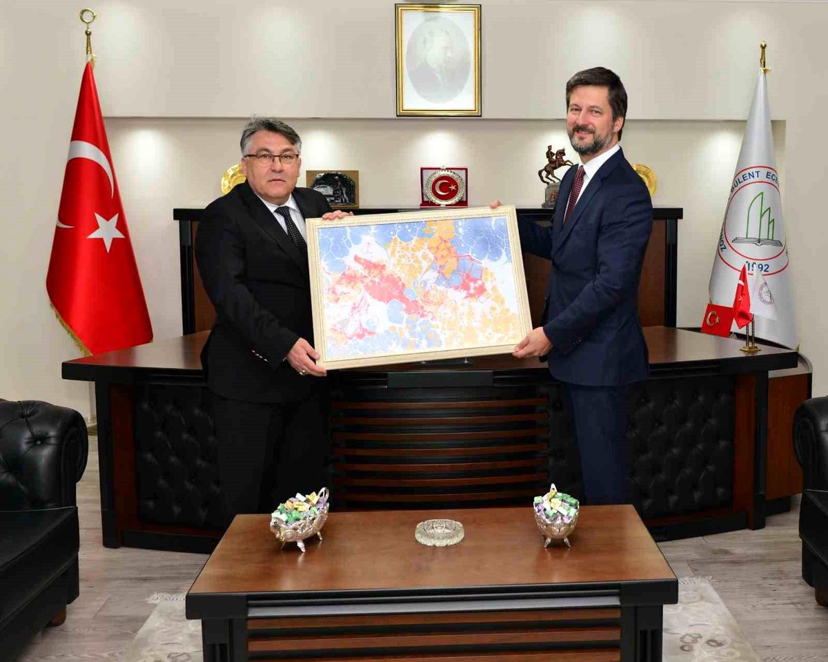 Büyükelçi Matis'ten ZBEÜ RektörüÖzölçer'e ziyaret