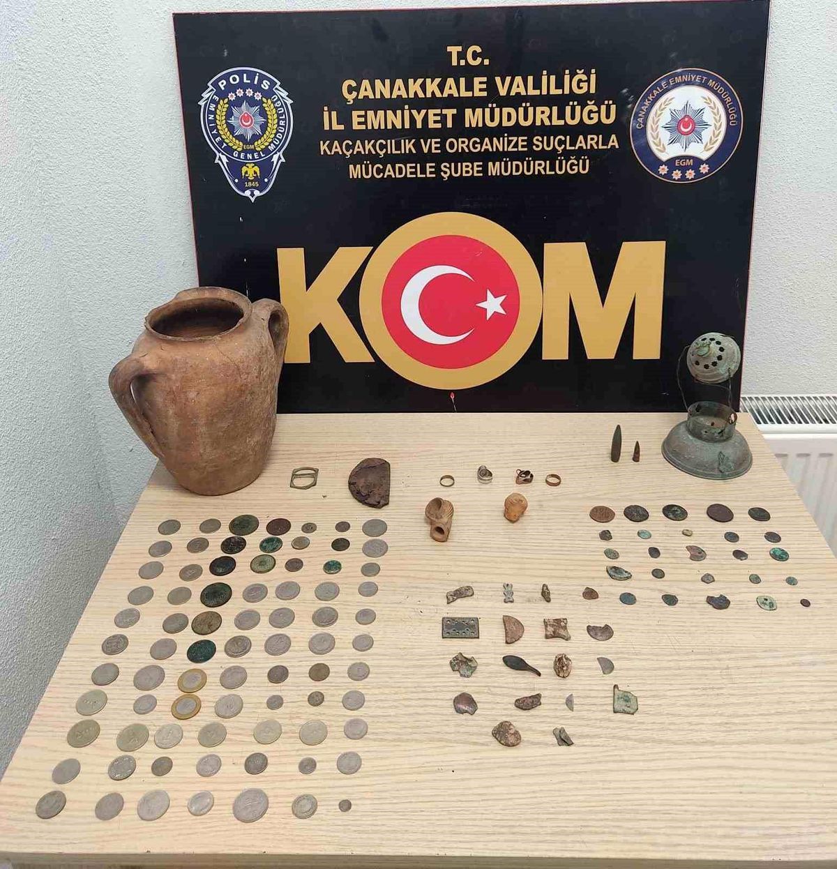 Çanakkale'de tarihi eser kaçakçılığı operasyonu: 1 gözaltı