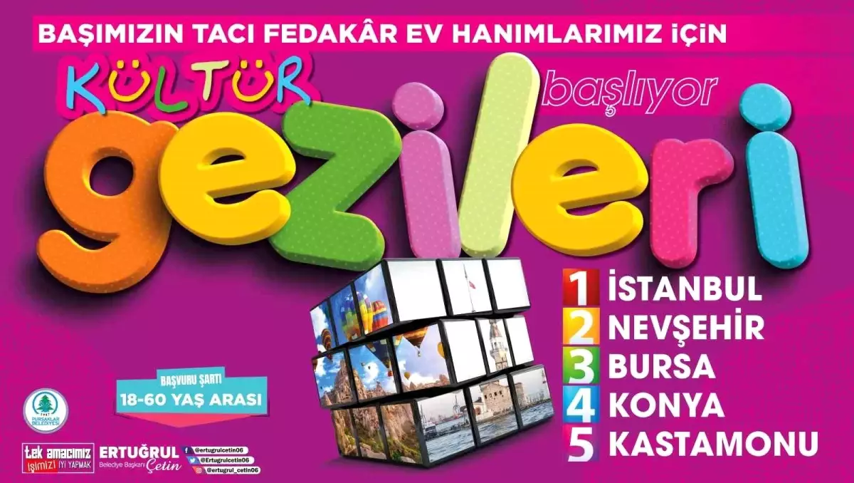 Pursaklar'da ev hanımlarına özel kültür gezileri başlıyor
