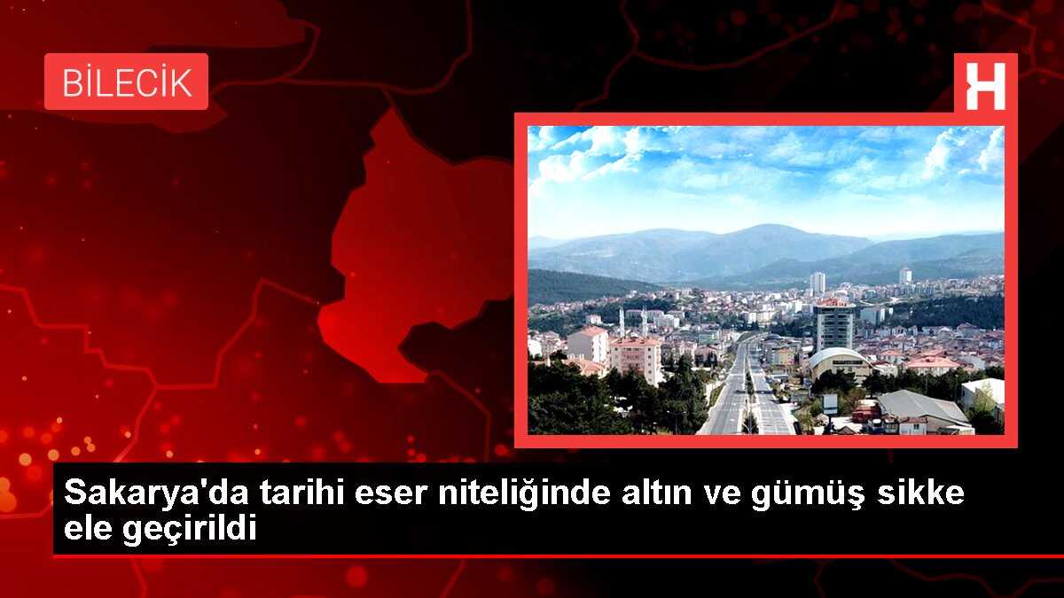 Sakarya'da tarihi eser niteliğinde altın ve gümüş sikke ele geçirildi