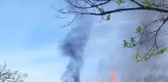 Sinop'ta Ahşap Evde Yangın
