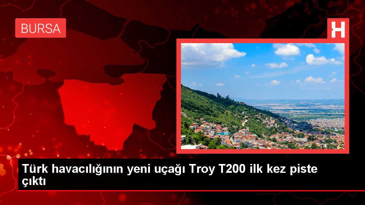 Türk havacılığının yeni uçağı Troy T200 ilk kez piste çıktı