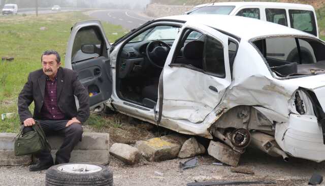 Bolu'da iki aracın çarpıştığı feci kaza kamerada: 1'i ağır 7 yaralı