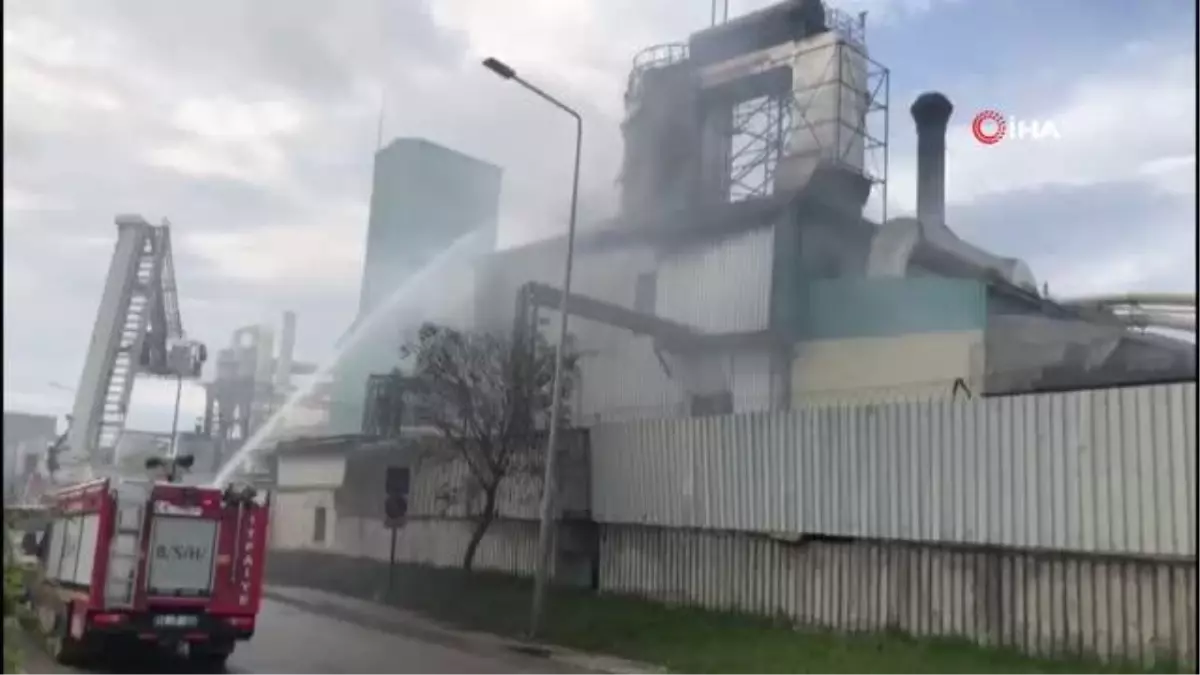 Kereste fabrikasındaki yangın kontrol altına alındı