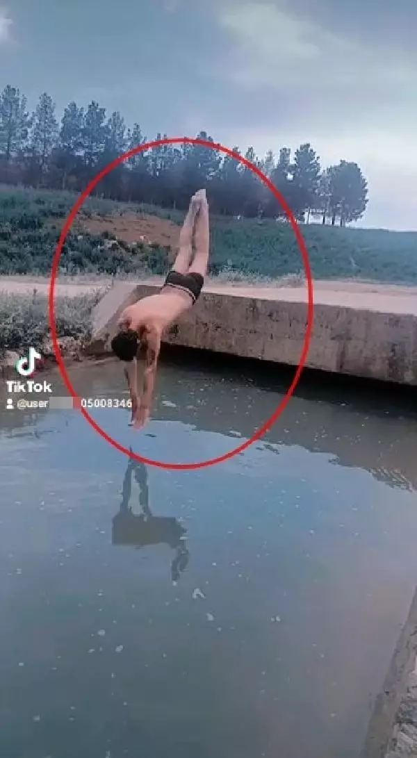 TikTok videosu çekerken su kanalına atlayan Suriyeli genç hayatını kaybetti TikTok videosu çekerken su kanalına atlayan Suriyeli genç hayatını kaybetti