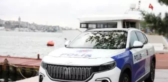 Türkiye'nin ilk yerli otomobili Togg, polis aracı oldu