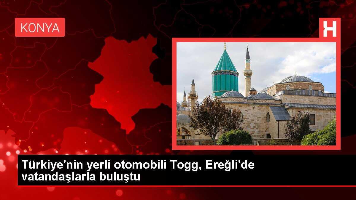 Türkiye'nin yerli otomobili Togg, Ereğli'de vatandaşlarla buluştu
