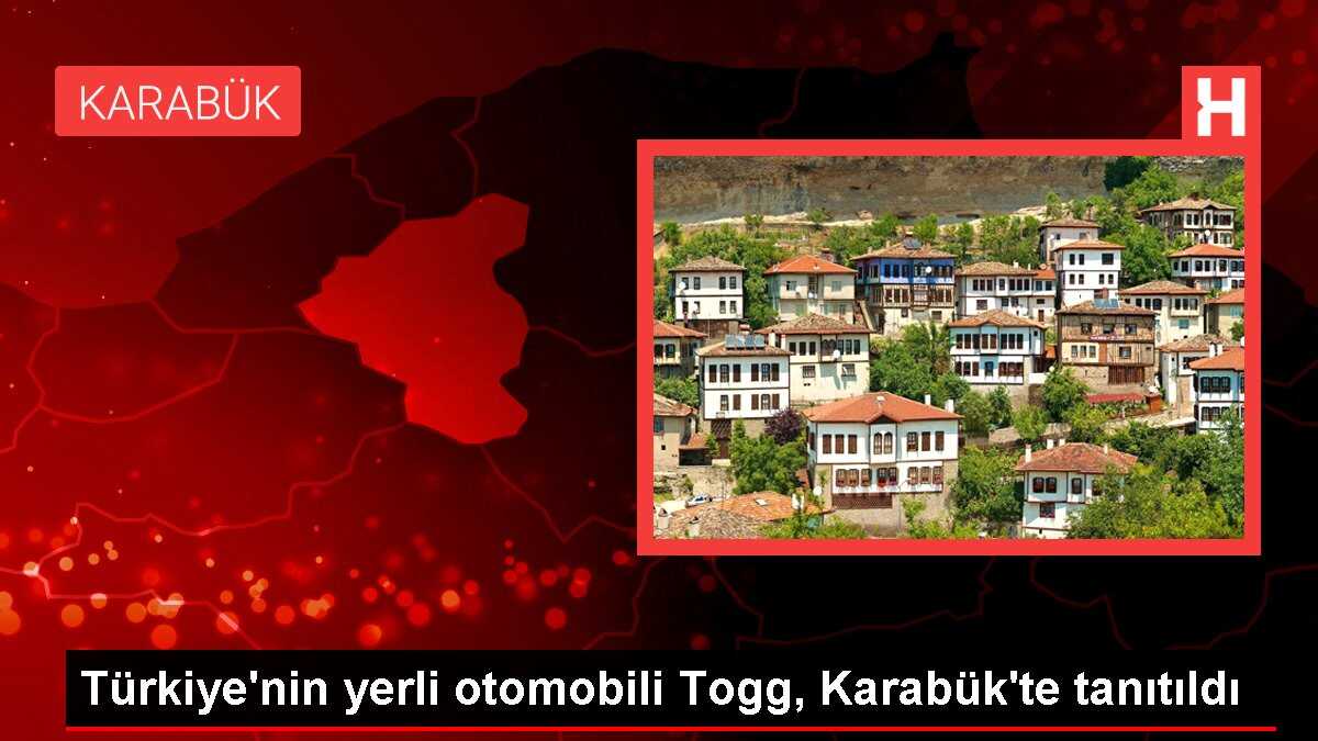 Türkiye'nin yerli otomobili Togg, Karabük'te tanıtıldı