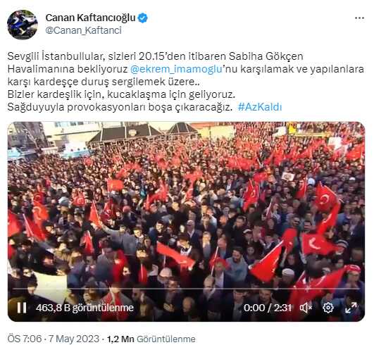 CHP İstanbul İl Başkanı Canan Kaftancıoğlu, İstanbulluları Ekrem İmamoğlu'nu karşılamaya çağırdı CHP İstanbul İl Başkanı Canan Kaftancıoğlu, İstanbulluları Ekrem İmamoğlu'nu karşılamaya çağırdı