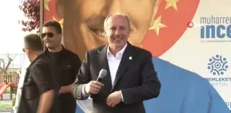 Cumhurbaşkanı adayı Muharrem İnce: 'Terör örgütlerinden medet umanlar utansın'