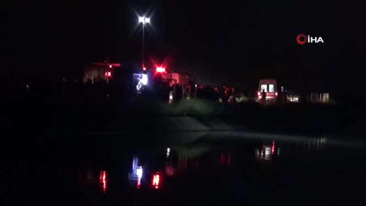 Şanlıurfa'da araç sulama kanalına devrildi: 4 ölü, 2 kayıp, 1 yaralı