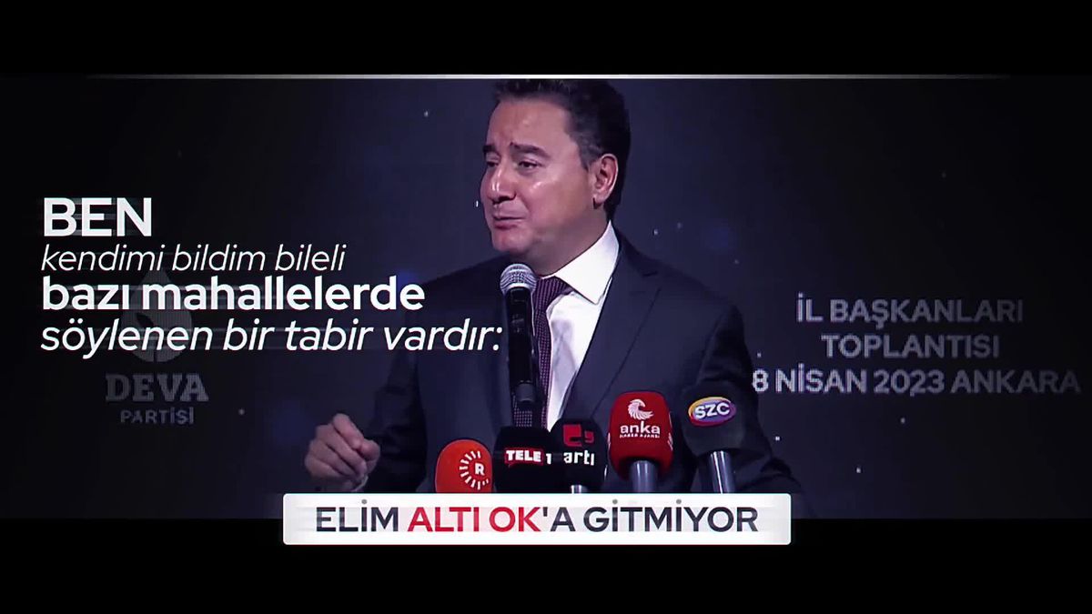 Ali Babacan: Vatandaşlarımızın eli yoksulluğa, yolsuzluğa, baskıya gitmiyor