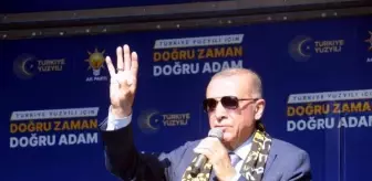 Erdoğan: Biz bu CHP'ye, PKK'ya ülkemizi, vatanımızı böldürtmeyiz (2)