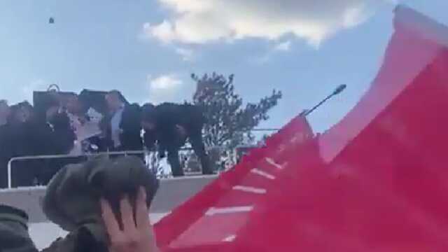Erzurum'da İmamoğlu'nun mitingindeki vatandaşlara yapılan saldırının en net görüntüleri