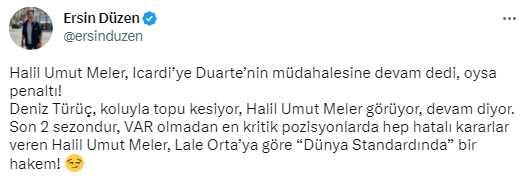 G.Sarayı futbolcular çılgına döndü! Yorumcular penaltı pozisyonunda aynı görüşte buluştu