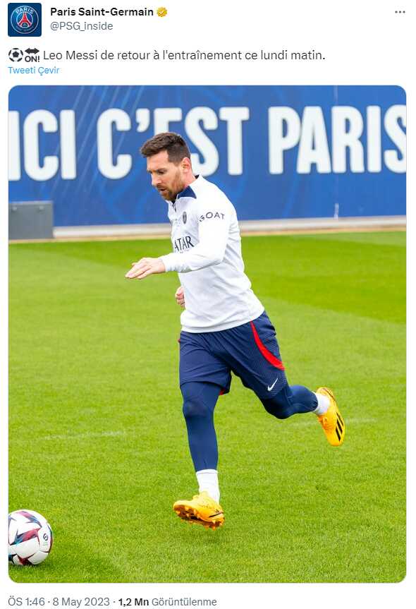 Kadro dışı bırakılmıştı! İşte Messi'den ilk görüntü