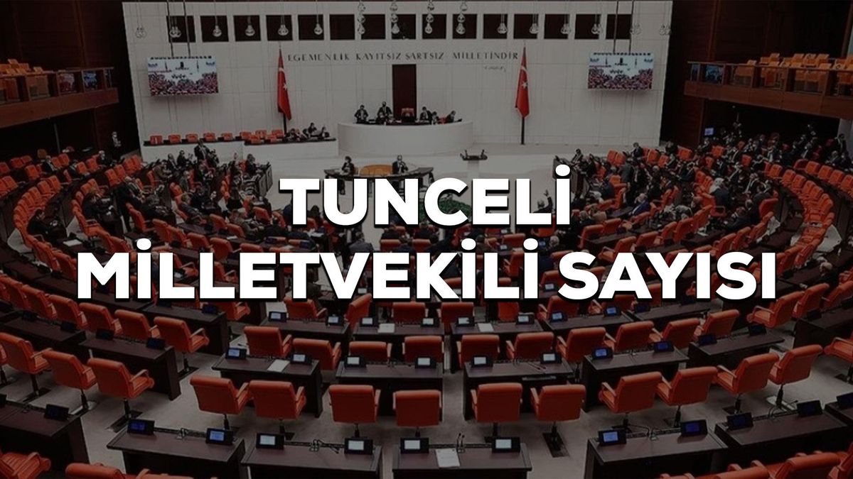 Tunceli kaç milletvekili çıkarıyor 2023? Tunceli kaç milletvekili var?