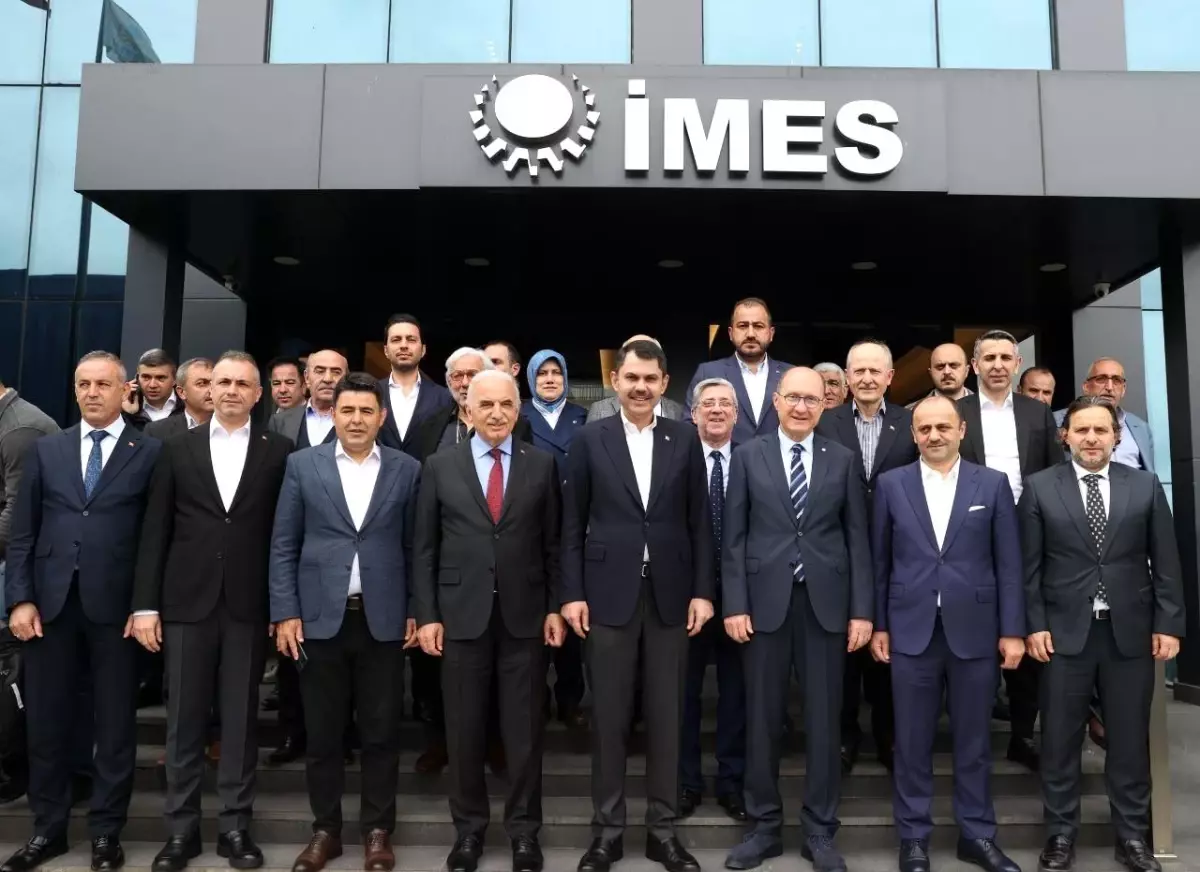 Bakan Kurum: 'TOKİ başkanlığımızla yine sanayi bölgelerimizle birlikte yapacağımız projeyle katkı sağlayacağız'