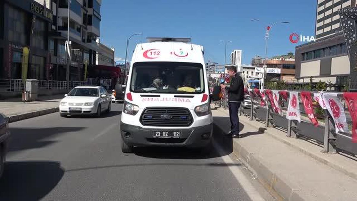 Elazığ'da trafik kazası: 2 yaralı