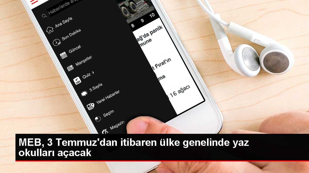 MEB, 3 Temmuz'dan itibaren ülke genelinde yaz okulları açacak