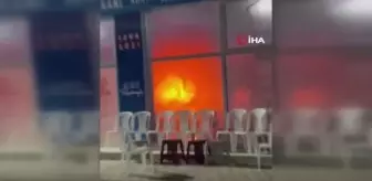 CHP'nin seçim ofisinde yangın