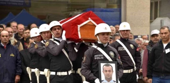 Kalp krizinden hayatını kaybeden polis için tören düzenlendi