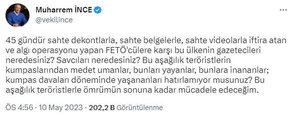 Muharrem İnce'den yeni açıklama! Hakkındaki kaset iddialarına ateş püskürdü
