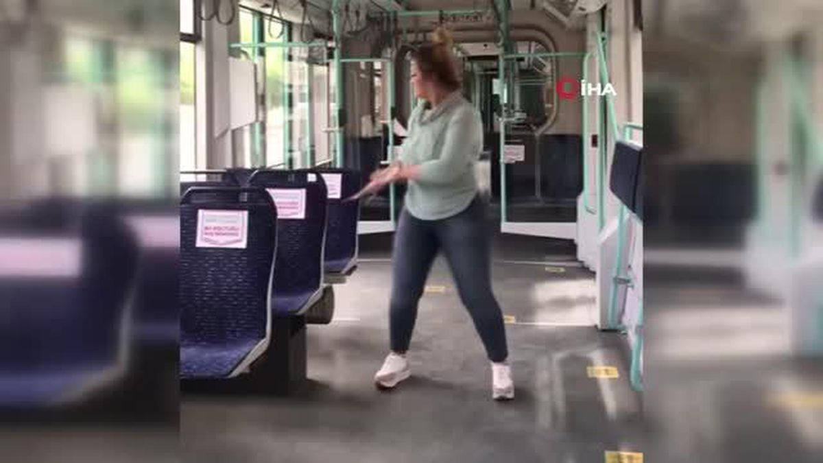 Sakarya'da ölü bulunan Emine Ercandoğdu'nun tramvayda dans ettiği görüntüler ortaya çıktı