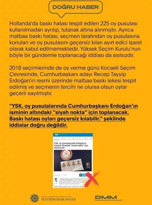 Siyah nokta oyu geçersiz sayar mı? Pusulada siyah nokta olması oyu geçersiz mi yapar? İletişim Başkanlığı'ndan açıklama!