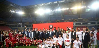 'TFF Omuz Omuza Gösteri Maçı' Mersin'de oynandı