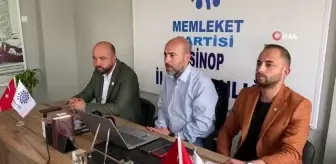 Memleket Partisi Sinop İl Başkanı Başağaoğlu: 'Erdoğan'a destek vermeyeceğimizi söyleyebilirim'