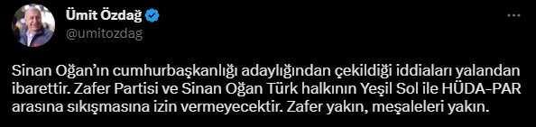 Sinan Oğan adaylıktan çekildi mi? Sinan Oğan adaylıktan çekilecek mi, ne dedi?