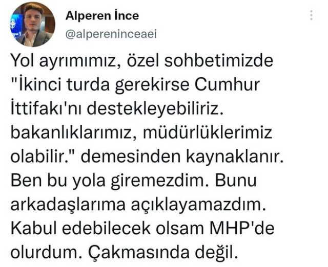   <a class='keyword' href='/sinan-ogan/' title='Sinan Oğan Haberleri, Sinan Oğan Haberi, Sinan Oğan Haber'><strong>Sinan Oğan</strong></a>'ın 2. turda Cumhur İttifakı'nı destekleyeceği ileri sürüldü; Oğan iddiaları yanıtladı