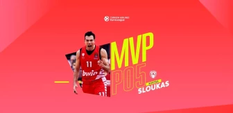 THY Euroleague play-off 5. maçların MVP'si Kostas Sloukas oldu