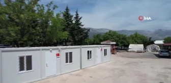 Depremin merkezi Kahramanmaraş'ta oy kullanılacak konteynerler seçime hazır