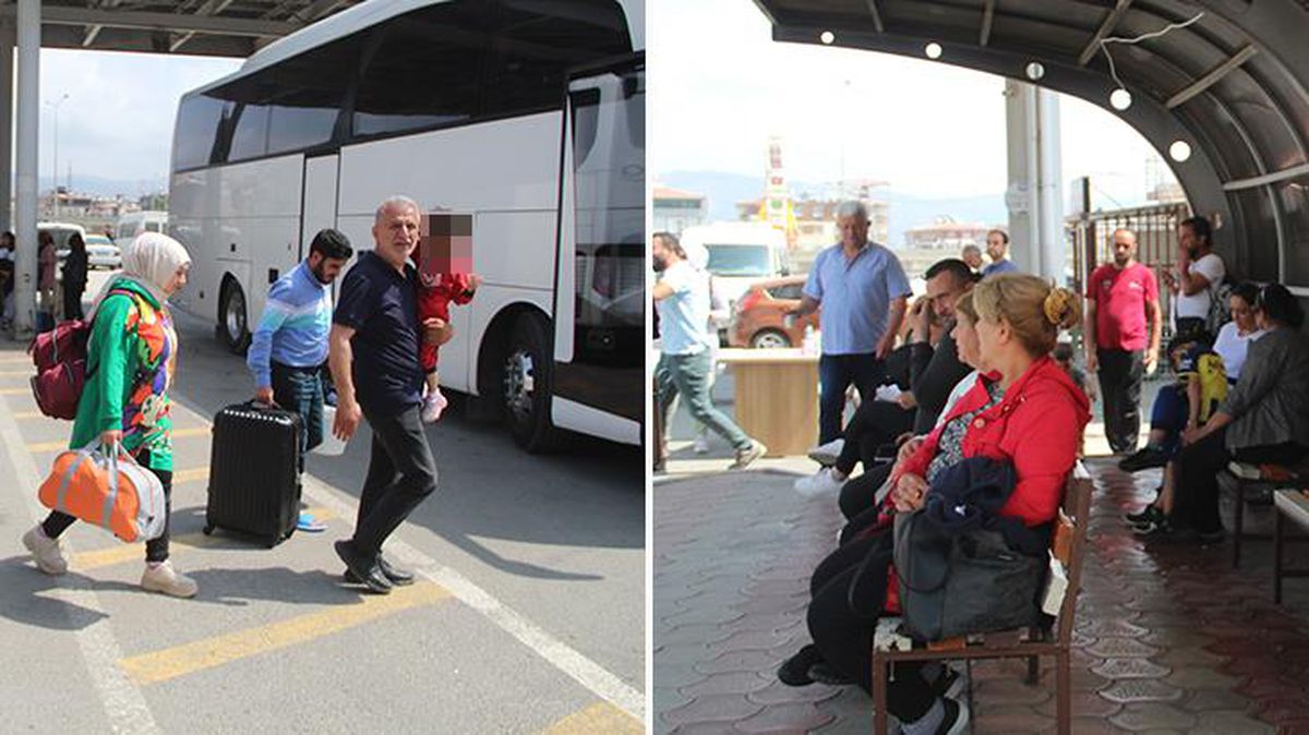 Depremzedeler oy kullanmak için Hatay'a geri dönüyor