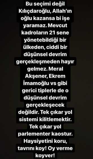 Onur Ünlü seçim sözleri ne? Onur Ünlü ne dedi?